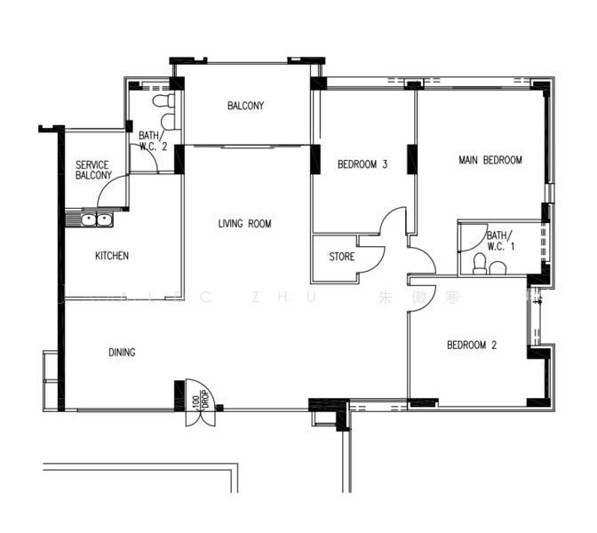 856B Tampines Street 82, S$ 4,200 /月, 1,625 sqft, 组屋 - Executive Apartment
