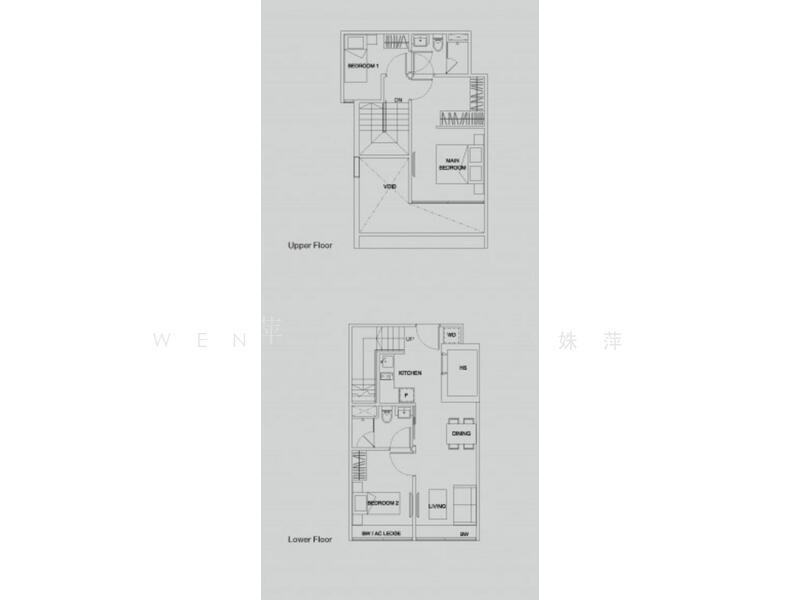 The Promenade @ Pelikat, S$ 3,800 (可协商价格) /月, 958 sqft, 公寓 - Condominium
