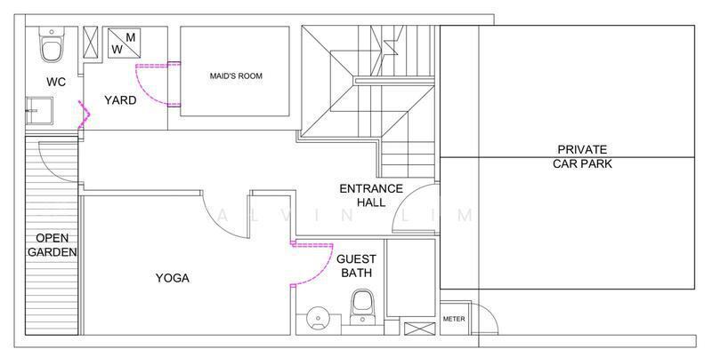 Ventura Heights, S$ 4,600,000 (可协商价格), 4,661 sqft, 公寓 - Cluster House