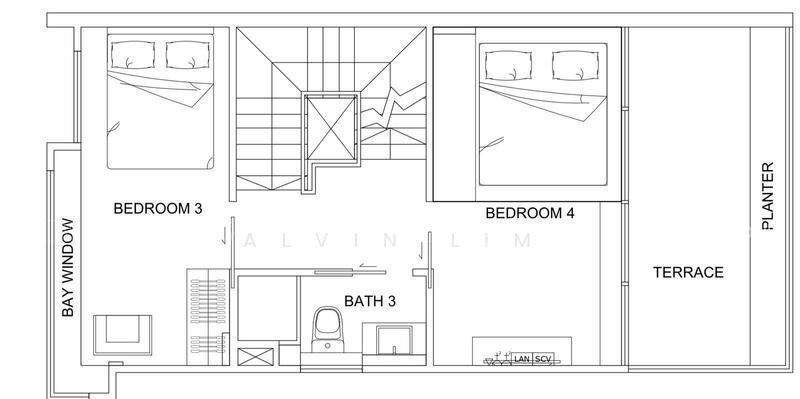 Ventura Heights, S$ 4,600,000 (可协商价格), 4,661 sqft, 公寓 - Cluster House