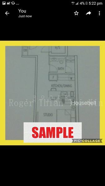 The Santorini, S$ 2,200 (最低价格) /月, 377 sqft, 公寓 - Condominium