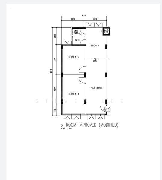 24 Bendemeer Road, S$ 3,150 (Negotiable) /mo, 635 sqft, HDB - 3 I