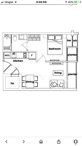Wilkie 80, S$ 3,500 /月, 420 sqft, 公寓 - Apartment
