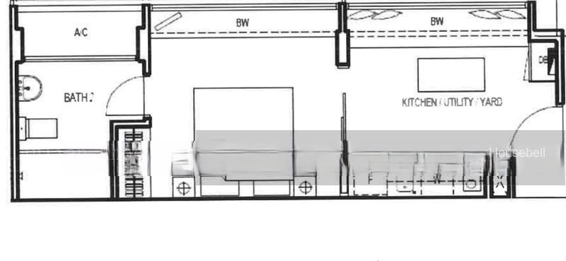 Lotus at Paya Lebar, S$ 3,250 /月, 420 sqft, 公寓 - Apartment