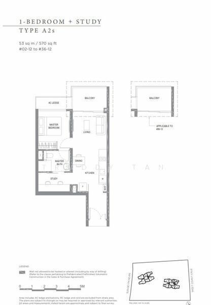 Twin VEW, S$ 900,000, 570 sqft, Condos - Condominium