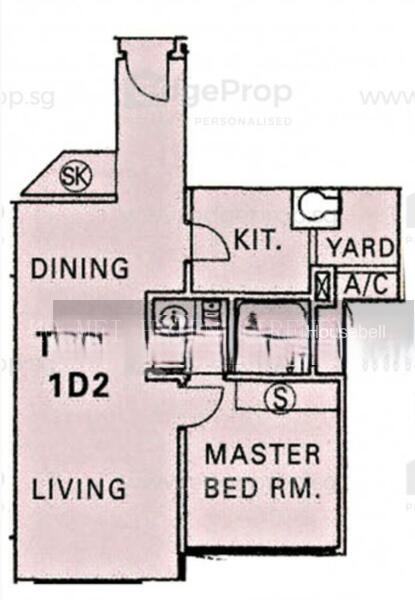 River Place, S$ 1,350,000 (可协商价格), 721 sqft, 公寓 - Condominium