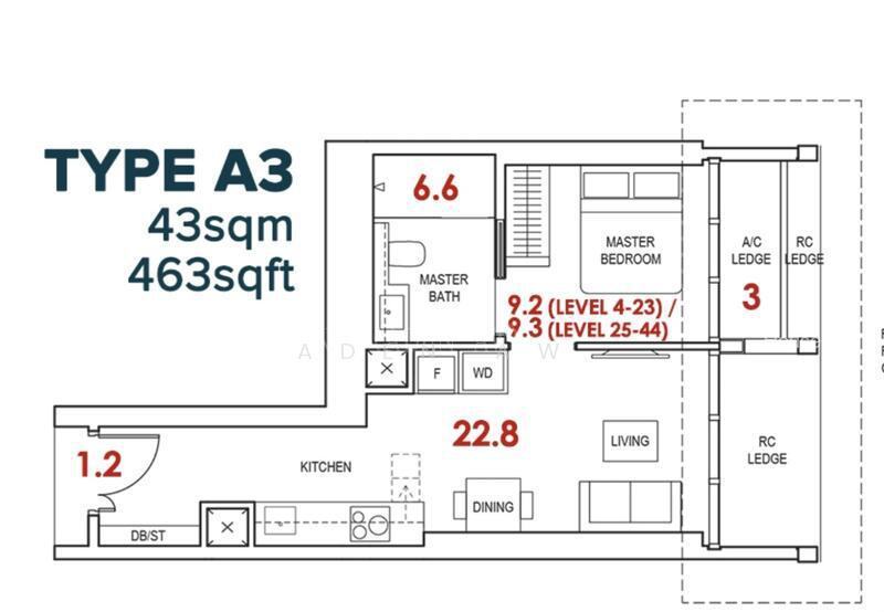CanningHill Piers, S$ 1,499,999 (可协商价格), 463 sqft, 公寓 - Condominium