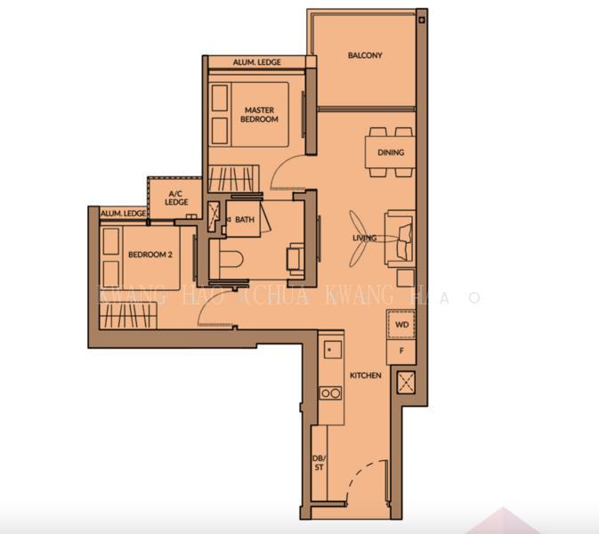 The Woodleigh Residences, S$ 4,200 (Negotiable) /mo, 570 sqft, Condos - Apartment