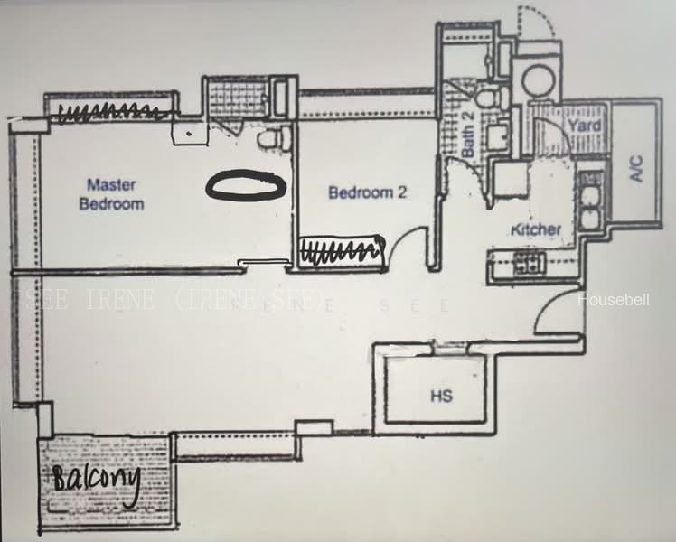 Tessa Lodge, S$ 4,800 (可协商价格) /月, 936 sqft, 公寓 - Condominium