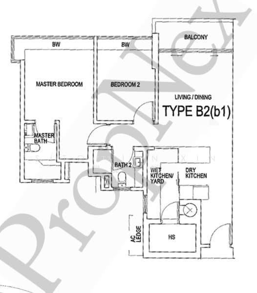 Waterfront Isle, S$ 4,500 /月, 904 sqft, 公寓 - Condominium