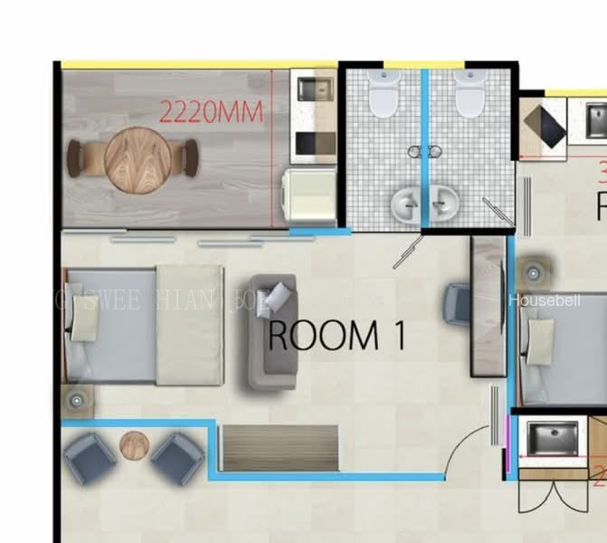 Cavenagh Gardens, S$ 3,250 /月, 250 sqft, 公寓 - Apartment