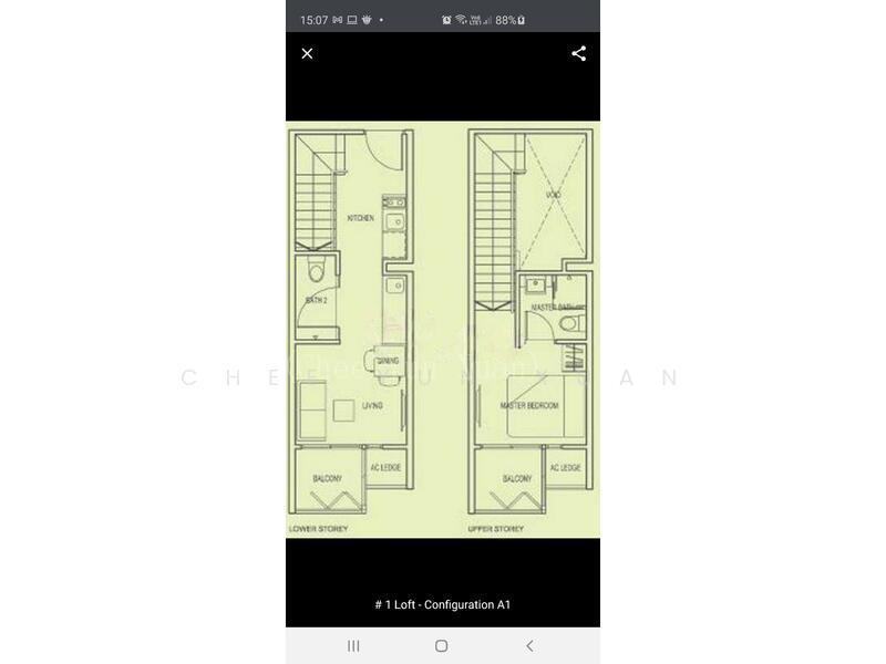 #1 Loft, S$ 780,000, 614 sqft, 公寓 - Apartment