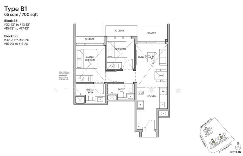Lentoria, S$ 1,288,000, 538 sqft, 公寓 - Condominium