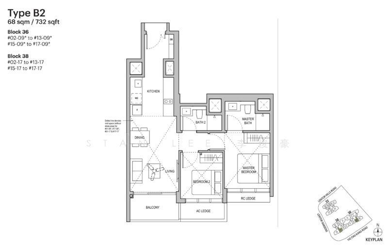 Lentoria, S$ 1,288,000, 538 sqft, 公寓 - Condominium