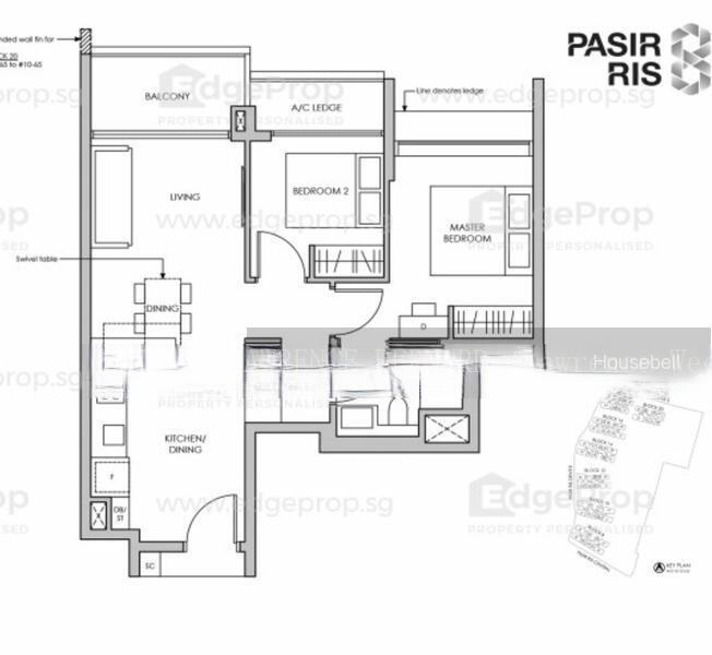 Pasir Ris 8, S$ 1,300,000, 721 sqft, 公寓 - Apartment