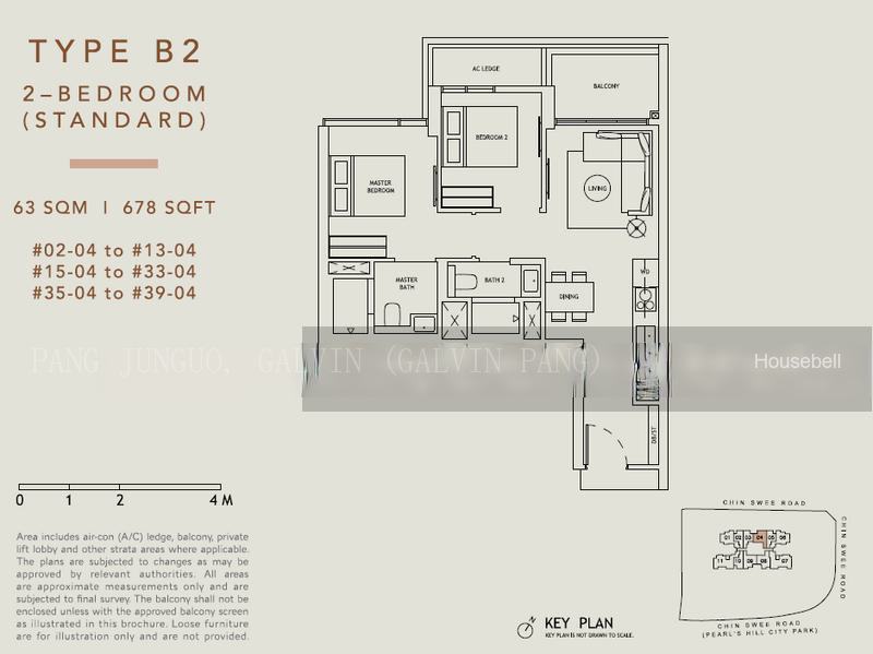 The Landmark, S$ 1,818,000 (可协商价格), 678 sqft, 公寓 - Condominium