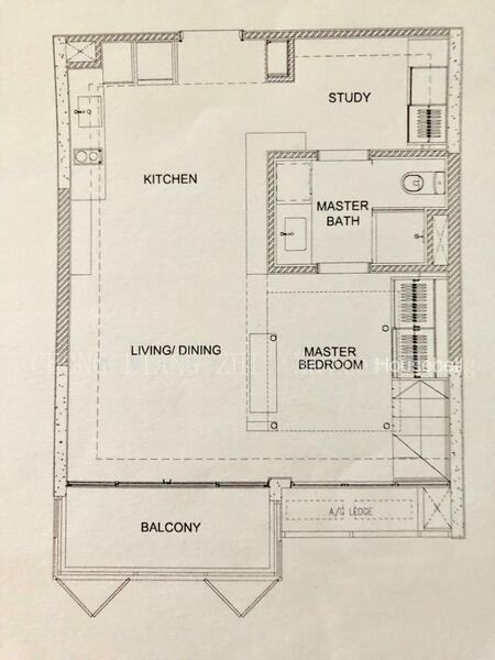 Watertown, S$ 2,950 (最低价格) /月, 603 sqft, 公寓 - Condominium