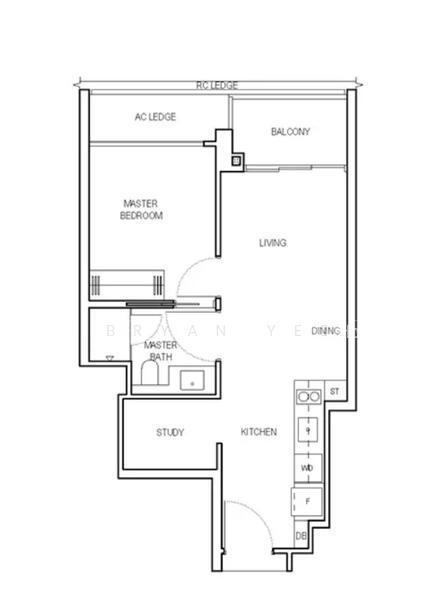 One-North Eden, S$ 1,268,000, 517 sqft, 公寓 - Condominium