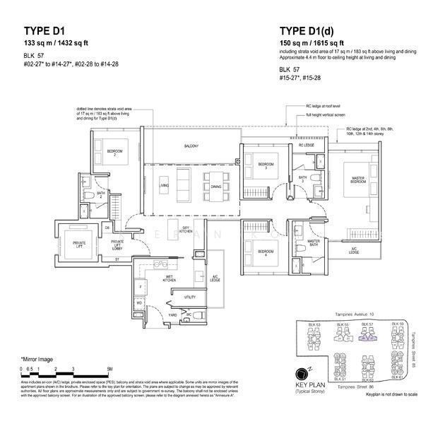 The Tapestry, S$ 3,000,000, 1,615 sqft, 公寓 - Condominium