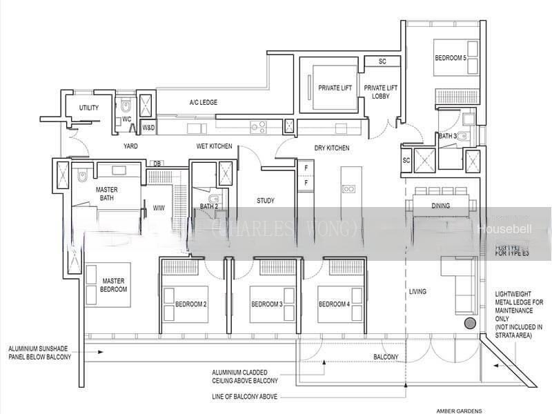 Amber Park, S$ 6,688,000 (可协商价格), 2,336 sqft, 公寓 - Condominium