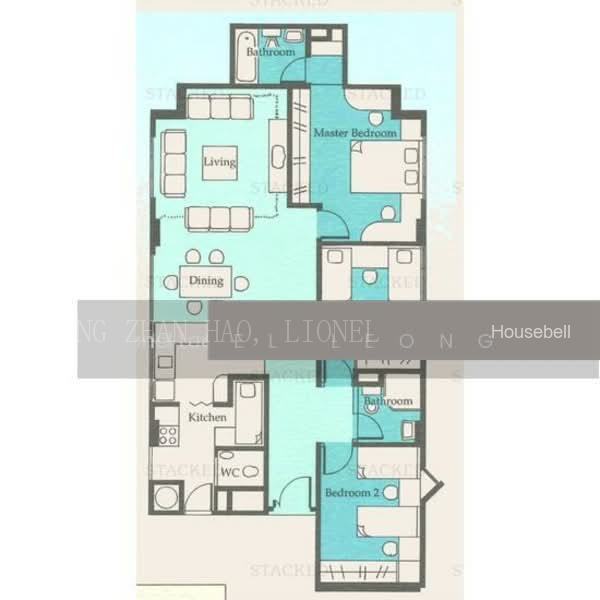 Ava Towers, S$ 1,850,000, 1,173 sqft, 公寓 - Apartment