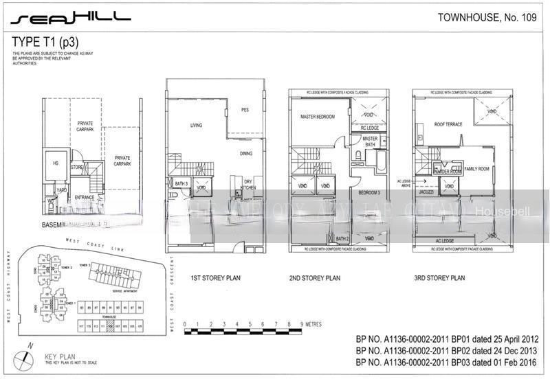 Seahill, S$ 4,815,000, 3,574 sqft, 公寓 - Cluster House