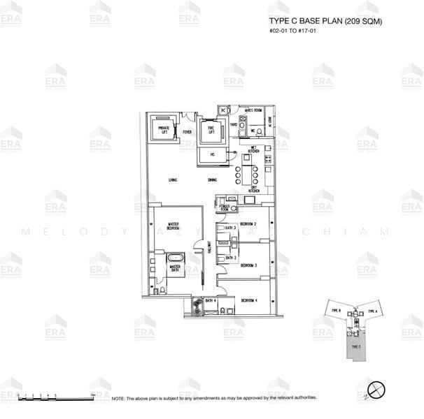 Alba, S$ 8,490,000, 2,303 sqft, 公寓 - Condominium