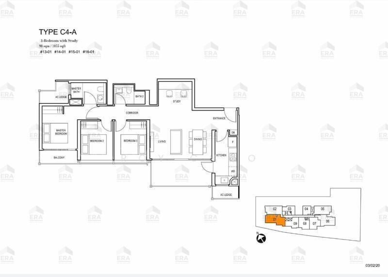 Jui Residences, S$ 2,380,000 (可协商价格), 1,055 sqft, 公寓 - Condominium