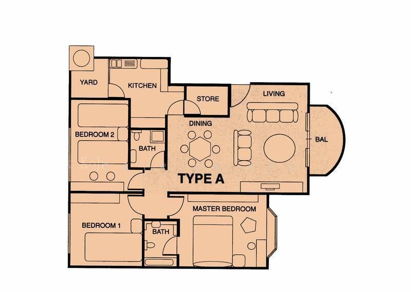 Shelford Regency, S$ 2,700,000 (Negotiable), 1,098 sqft, Condos - Condominium