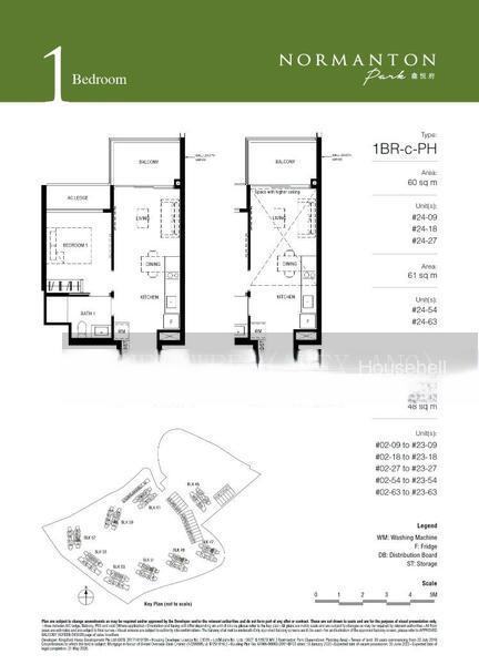Normanton Park, S$ 1,050,000, 517 sqft, 公寓 - Condominium