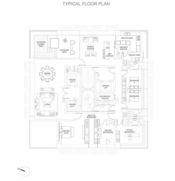 Hana, S$ 60,000 (Negotiable) /mo, 3,531 sqft, Condos - Condominium
