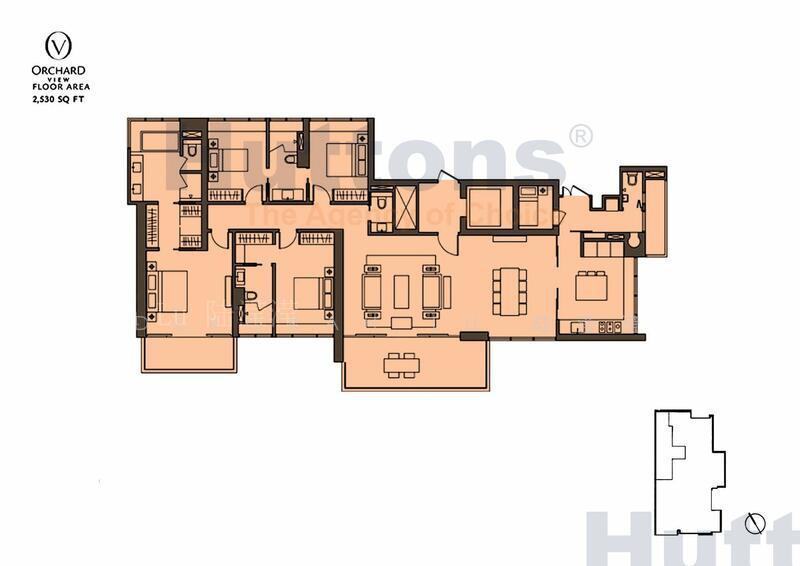 Orchard View, S$ 7,999,000 (可协商价格), 2,530 sqft, 公寓 - Condominium