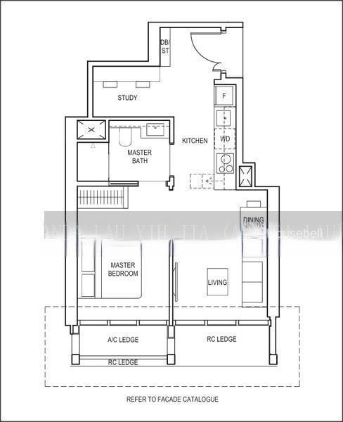 CanningHill Piers, S$ 1,598,000 (可协商价格), 506 sqft, 公寓 - Condominium