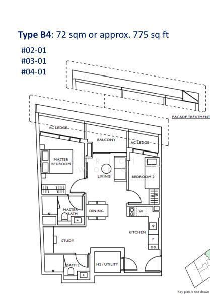 The Ranz, S$ 1,560,000, 689 sqft, Condos - Apartment