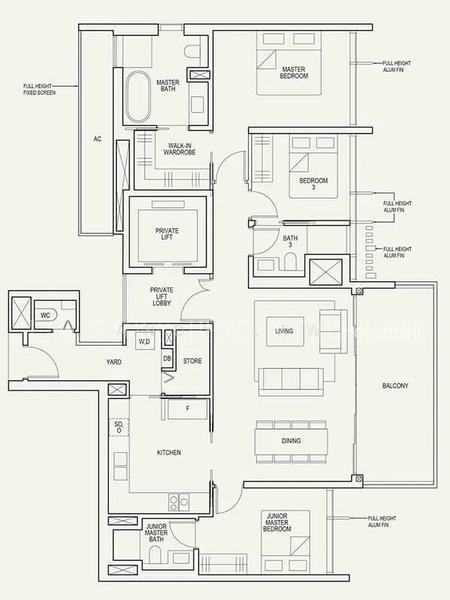 The Avenir, S$ 5,999,000, 1,572 sqft, Condos - Condominium