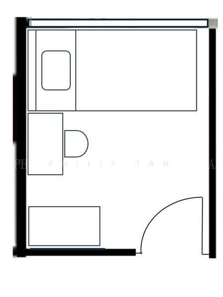 The Sunny Spring, S$ 1,050 /月, 90 sqft, 公寓 - Condominium