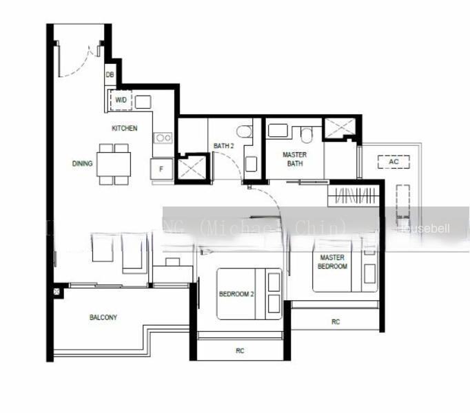 Kassia, S$ 1,581,000, 753 sqft, 公寓 - Condominium