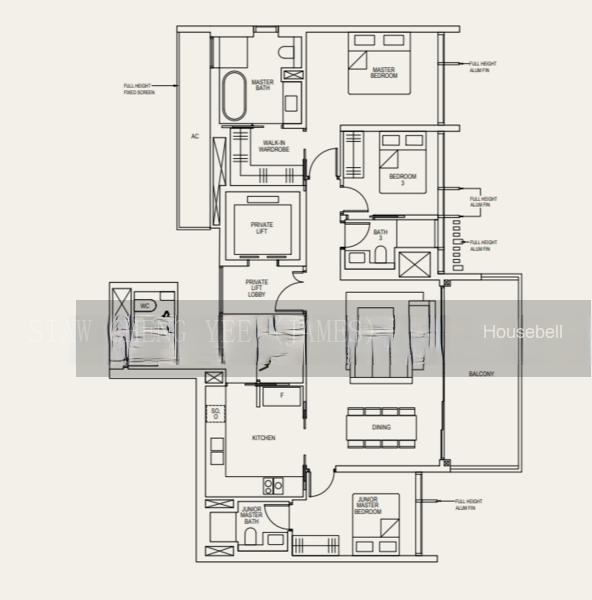 The Avenir, S$ 5,500,000, 1,572 sqft, 公寓 - Condominium