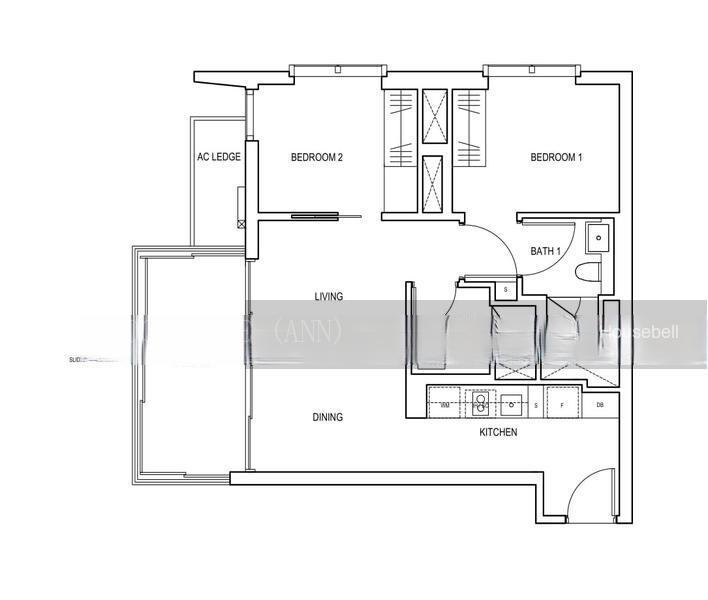 Midtown Bay, S$ 2,308,000, 732 sqft, 公寓 - Condominium