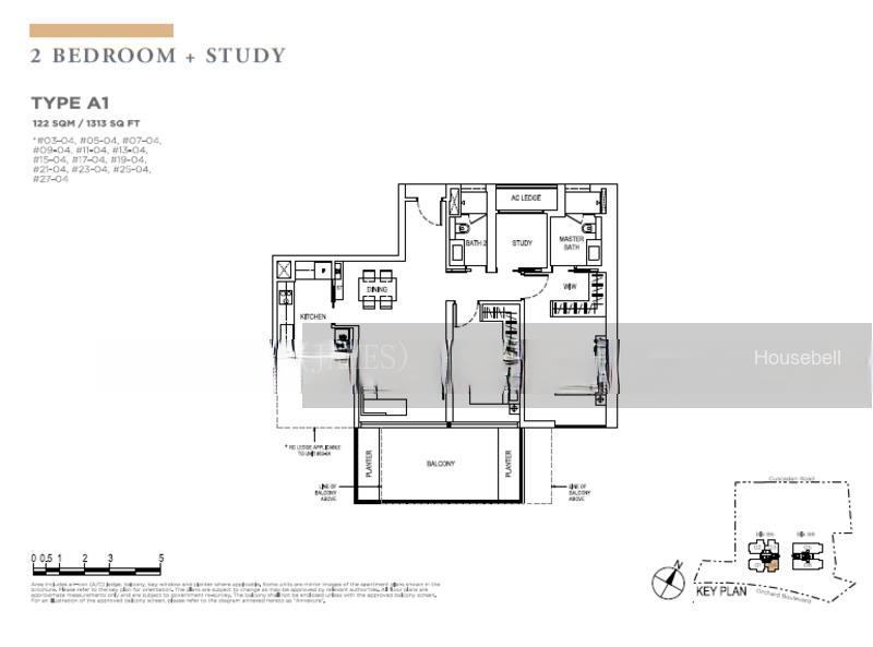 Boulevard 88, S$ 4,908,000, 1,314 sqft, 公寓 - Condominium