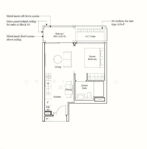 The Reef at King's Dock, S$ 1,230,000, 484 sqft, 公寓 - Condominium