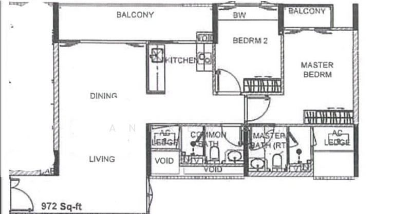 Weave Residences - East Coast, S$ 5,707 (可协商价格) /月, 972 sqft, 公寓 - Condominium