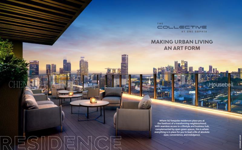 The Collective At One Sophia, S$ 1,511,000, 549 sqft, 公寓 - Condominium