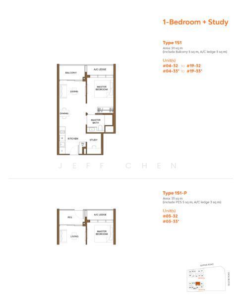 The Collective At One Sophia, S$ 1,511,000, 549 sqft, 公寓 - Condominium