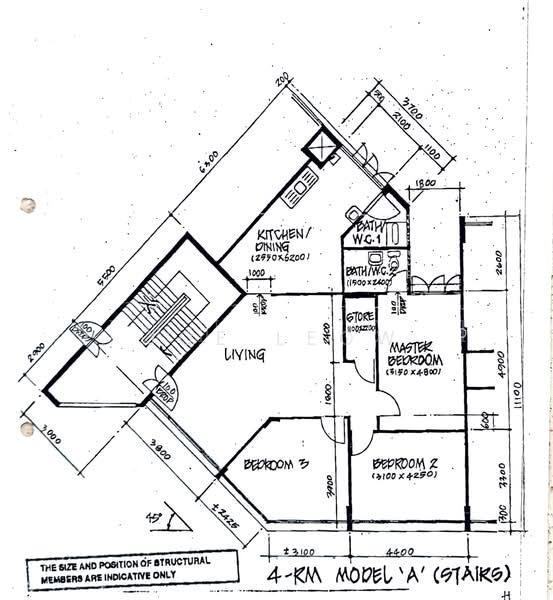 137 Lorong Ah Soo, S$ 580,000 (可协商价格), 1,140 sqft, 组屋 - 4 A