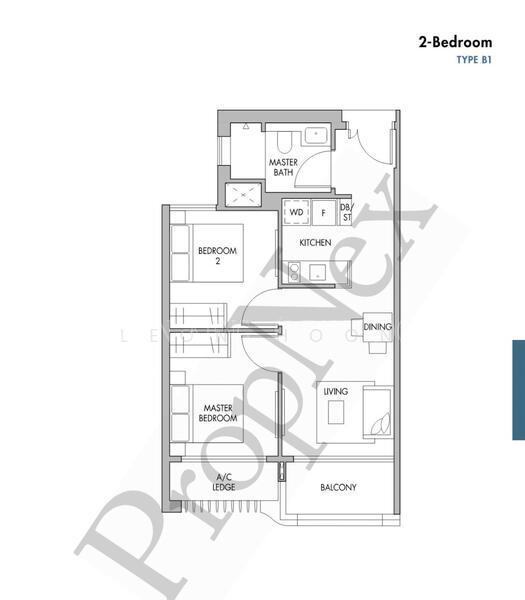 The Tre Ver, S$ 4,100 /月, 614 sqft, 公寓 - Condominium