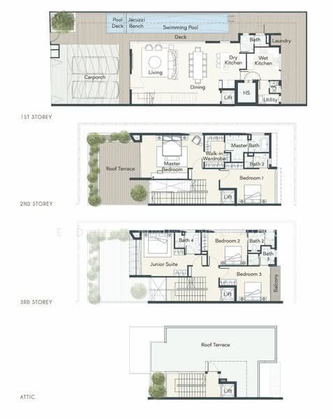 ★ Brand New ★ Bespoke Luxury Landed Homes ★, S$ 8,780,000 (可协商价格), 6,178 sqft, 有地 - Semi-Detached House