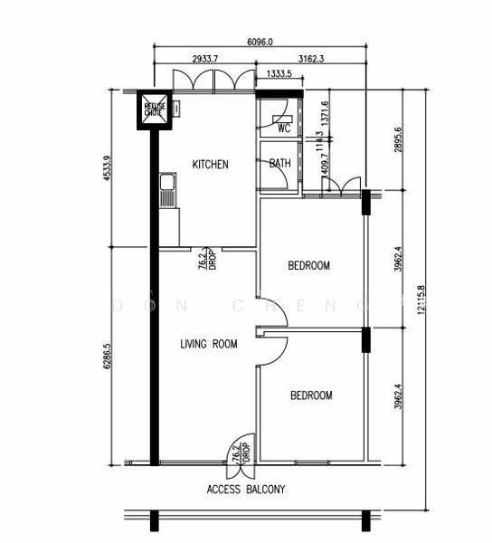 185 Boon Lay Avenue, S$ 320,000 (Negotiable), 635 sqft, HDB - 3 I