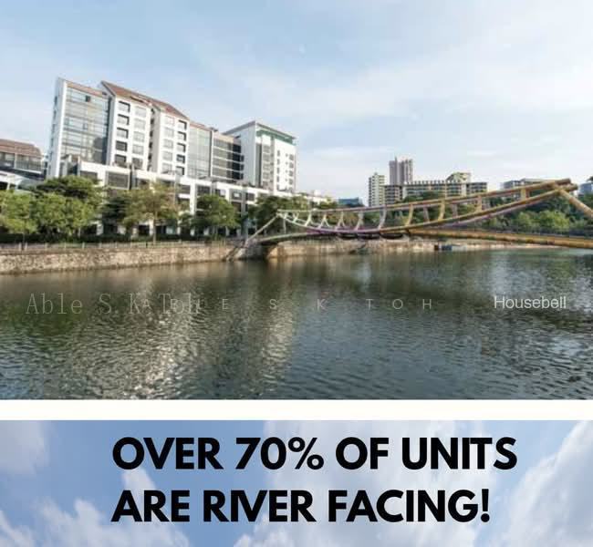 ⭐⭐ River Modern, NEW Condo, LINK to Great World MRT, S$ 4,500,000, 1,464 sqft, Condos - Condominium