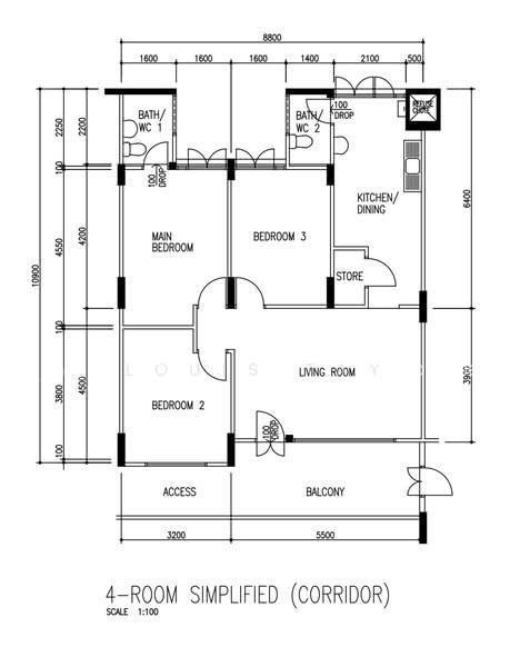613 Yishun Street 61, S$ 500,000, 893 sqft, 组屋 - 4 S